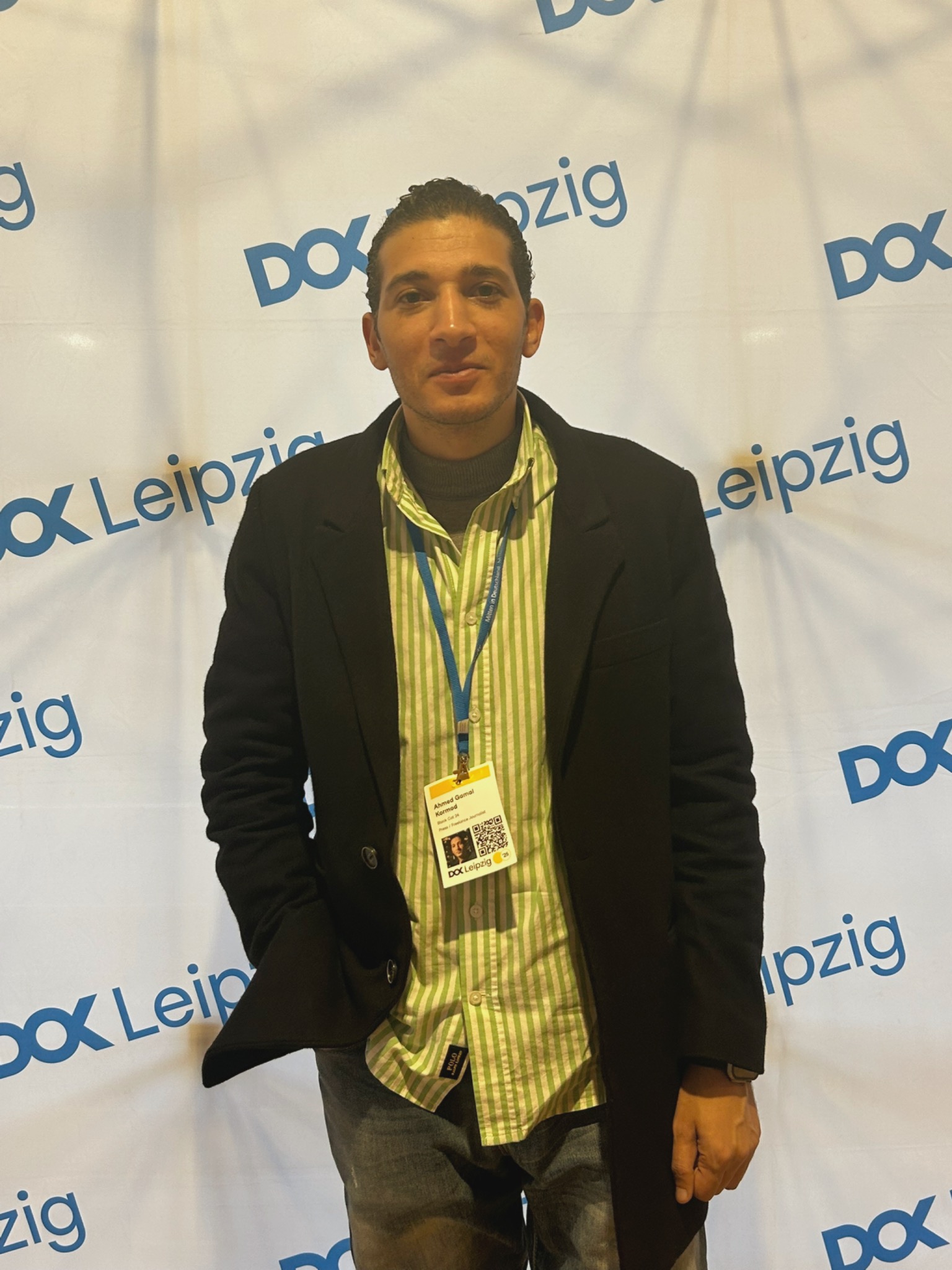 المخرج والصحفي الدولي المستقل أحمد قرمد في مهرجان لايبزيغ - من نحن بلاك كات 24