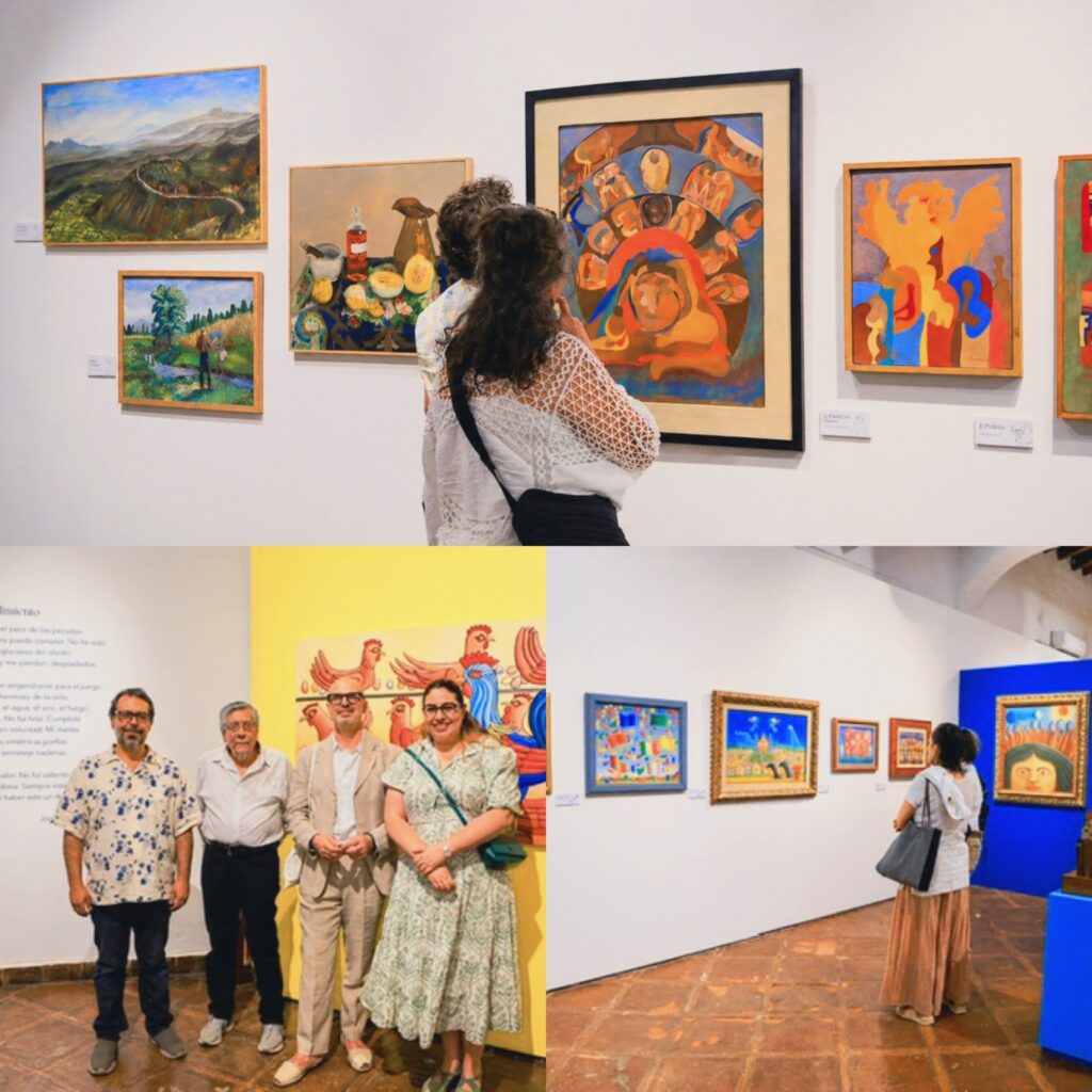 مشاهد من معرض نيبانتلا للفنان فيكتور غوتشيز بمركز الثقافة جاردين بوردا في موريلوس.