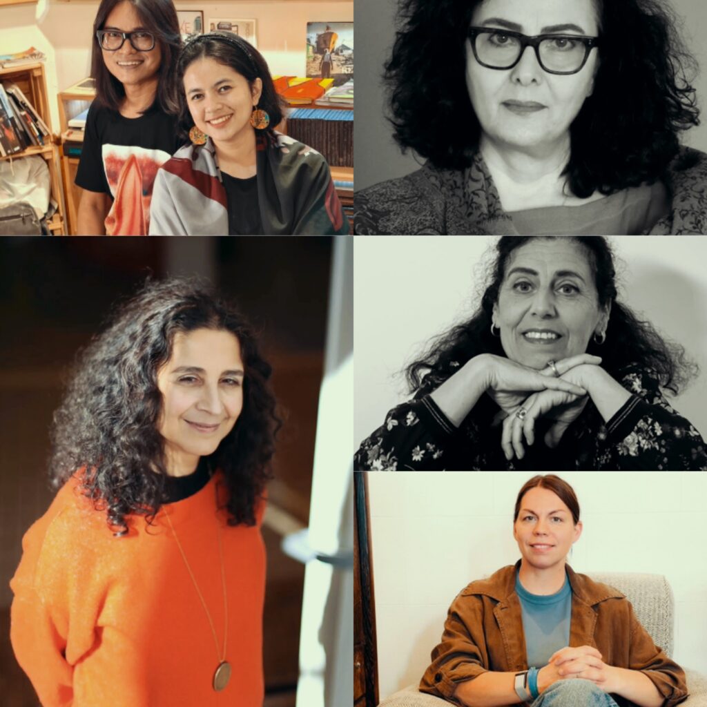 مجموعة صور لعدد من المشاركين في معرض Arles Books Fair 2026